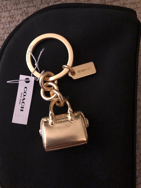 coach luggage keychain.